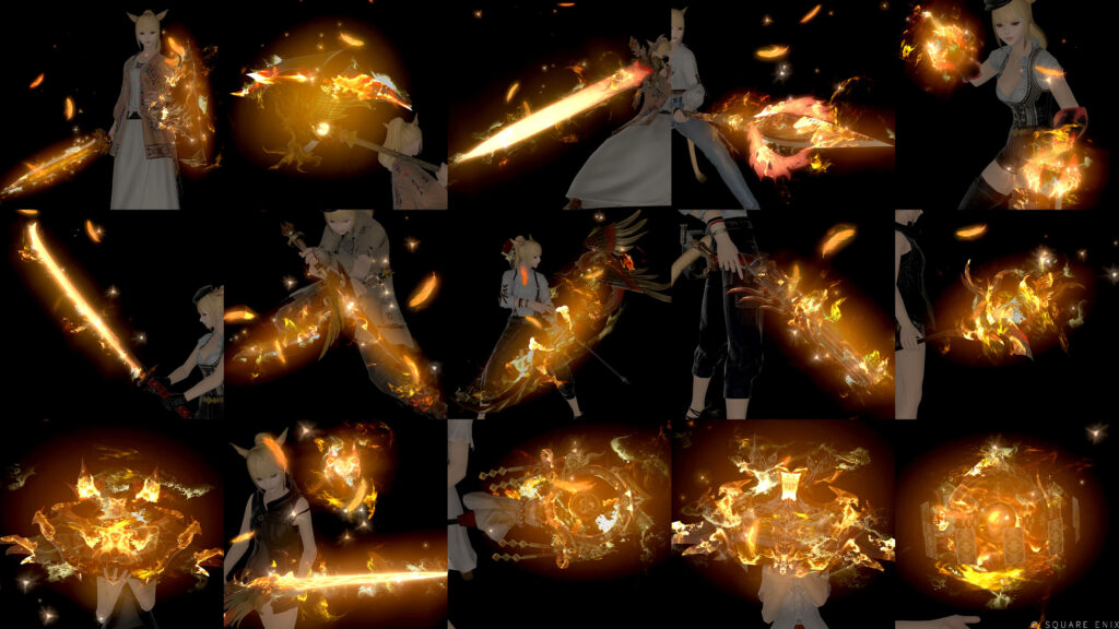 光る朱雀武器まとめ