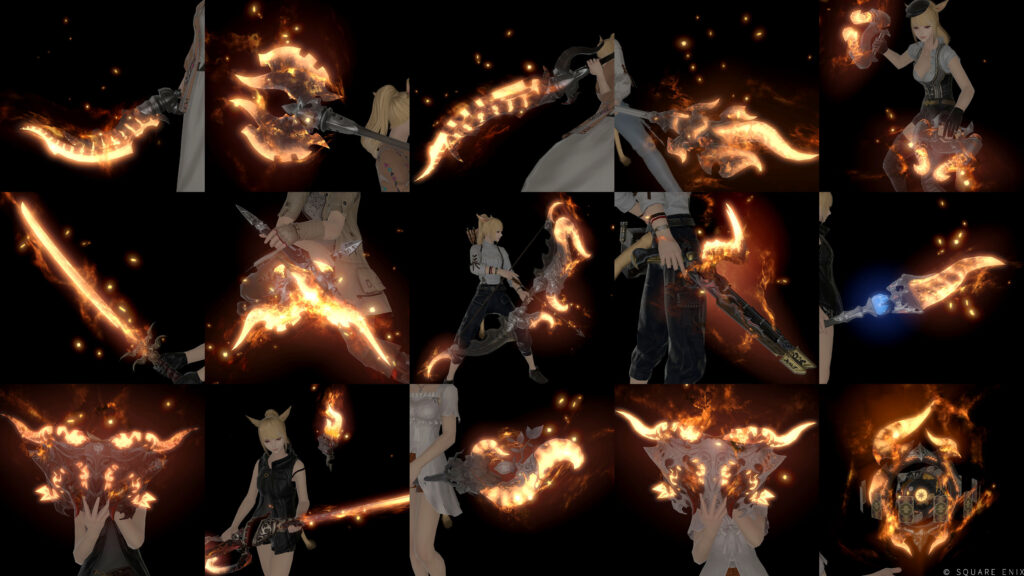 光る極イフリート武器まとめ