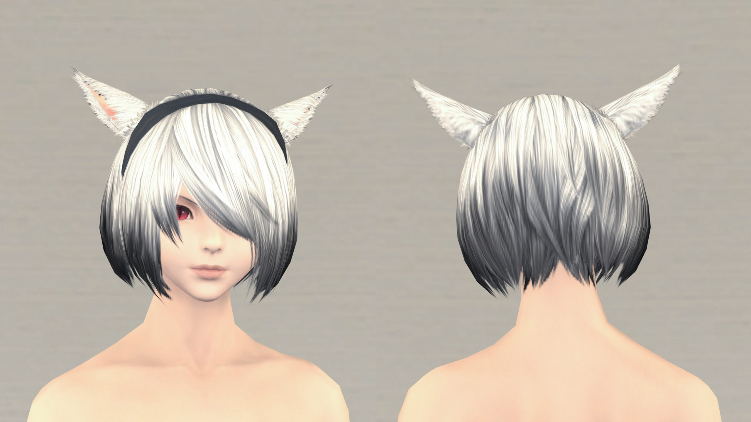 Ff14 ニーアコラボ 髪型 ２ｂ の見た目と入手方法 コニーのタルト おしゃれテクニック