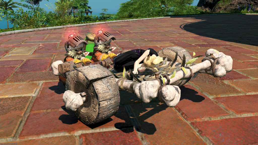 ネコの荷車1